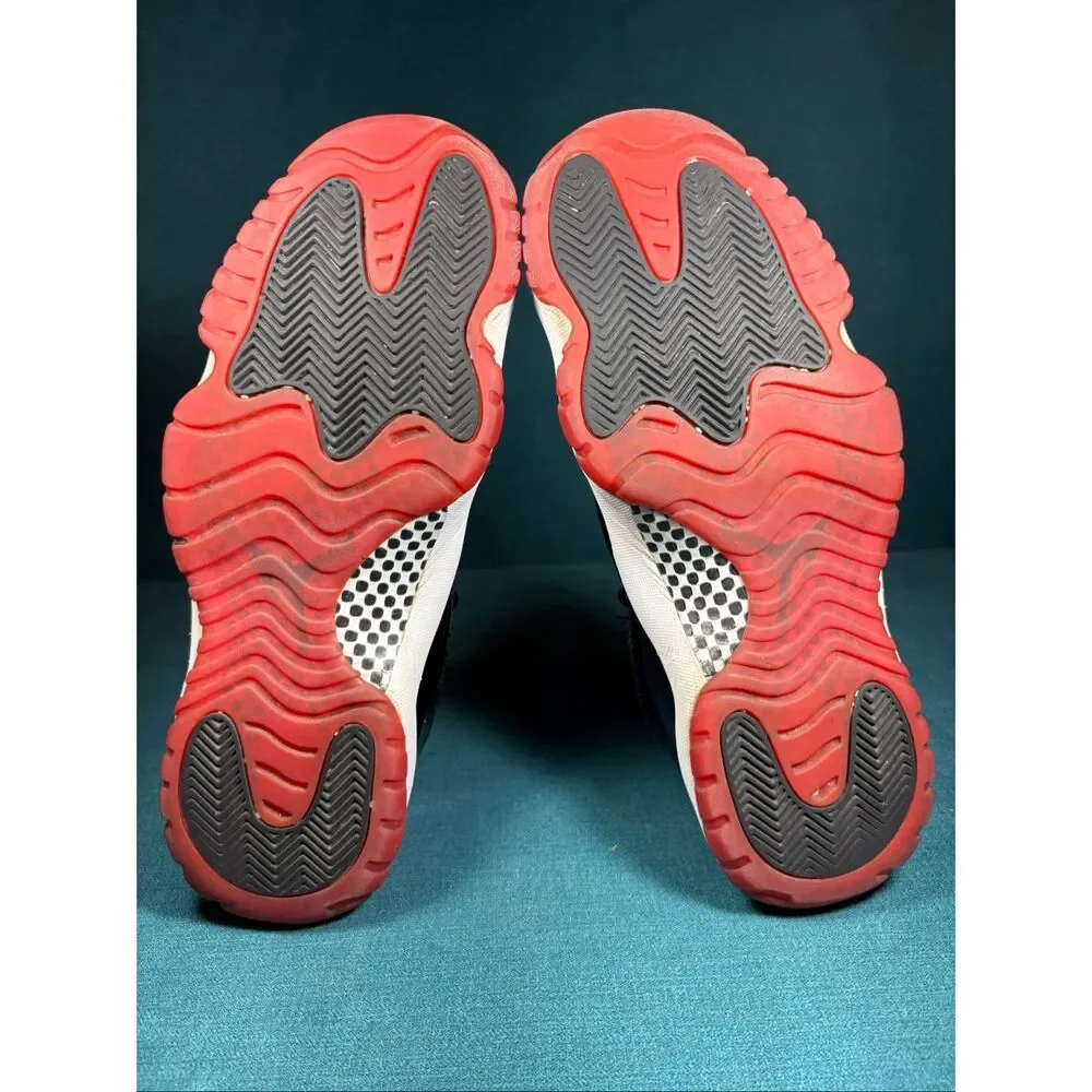Nike Air Jordan 11 Retro Bred Playoffs 2019 Black Red White 378037-061 Men’s Siz